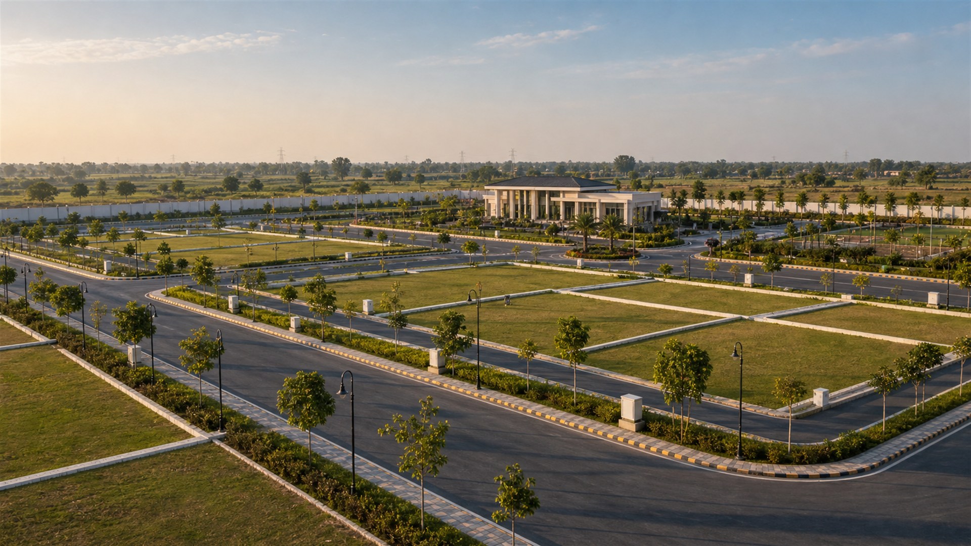 Jewar Airport Corridor skyline