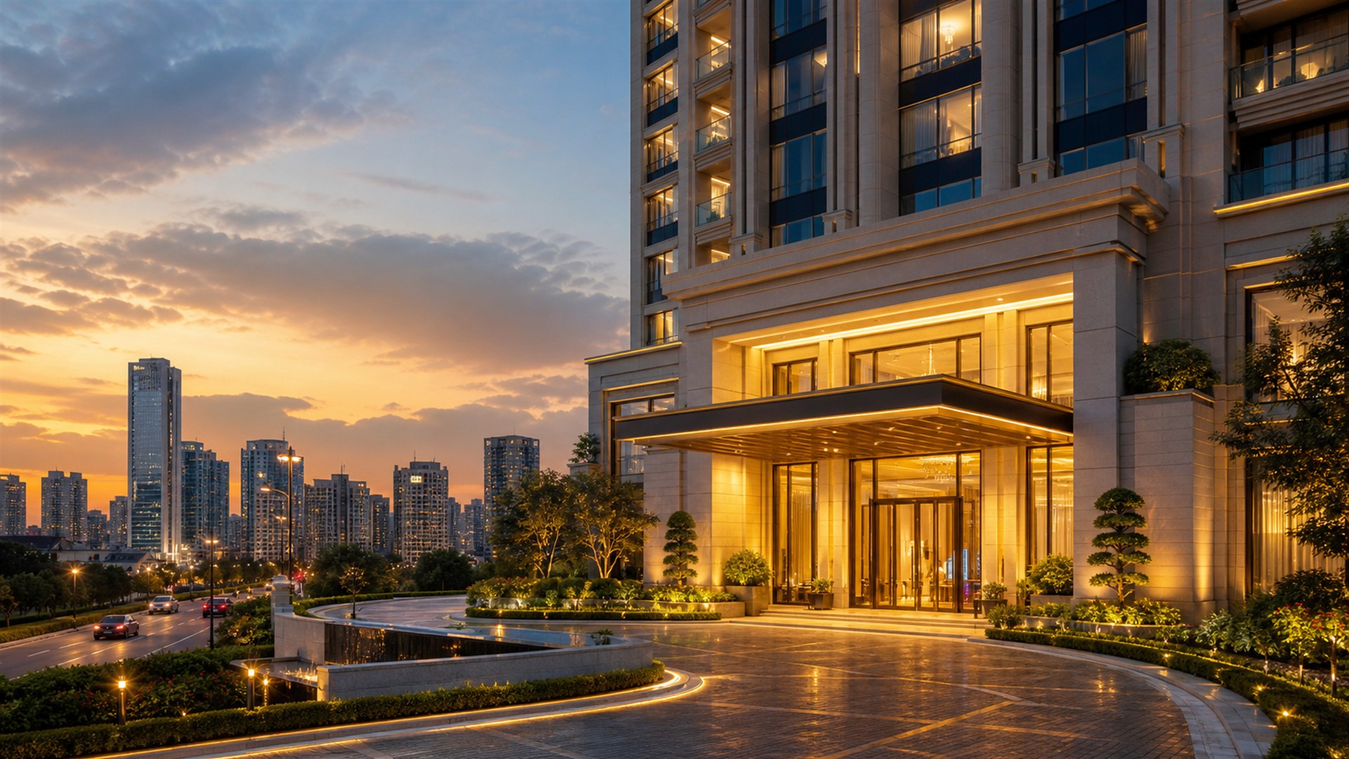 Premium skyline architecture
